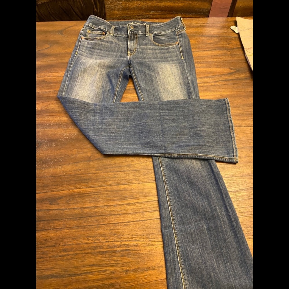 American Eagle jeans super stretch 8 long